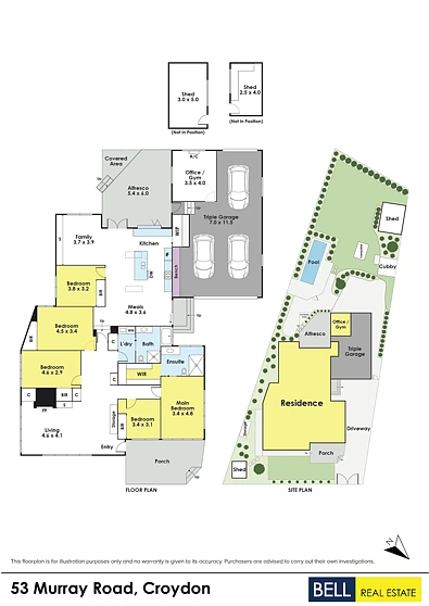 53 Murray Road, Croydon, VIC 3136, 5 Bedrooms, 2 Bathrooms, House