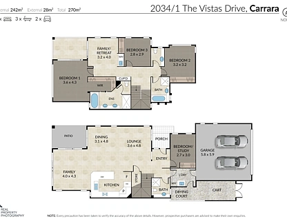 2034/1 The Vistas Drive, Carrara, Gold Coast, 4 ਕਮਰੇ, 3 ਬਾਥਰੂਮ, House