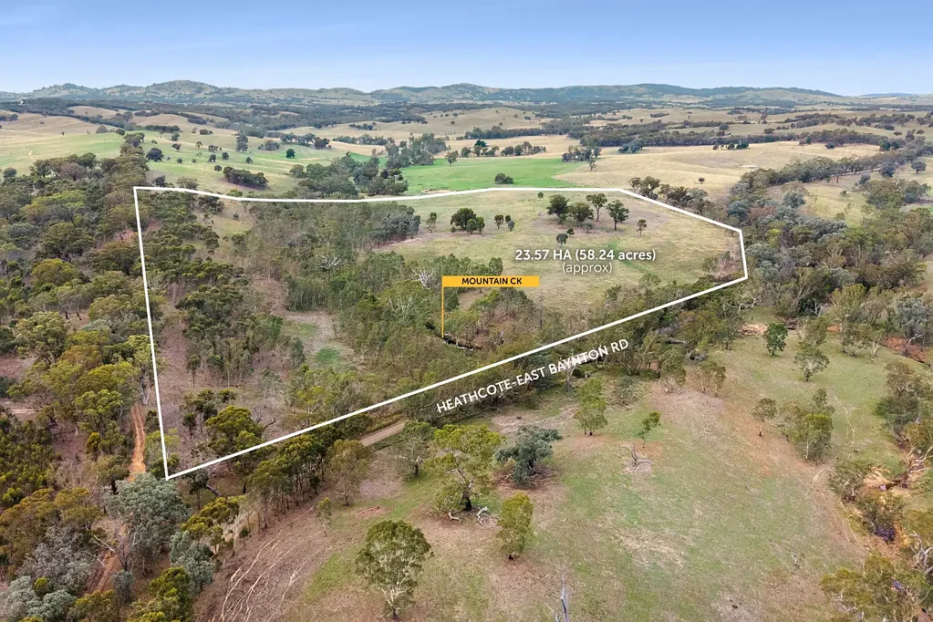 Heathcote A Rare Blend of Productivity & Lifestyle with Creek Frontage