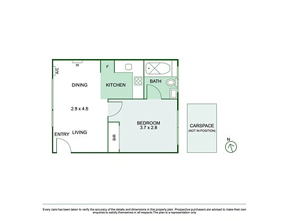 5/37 Fitzgerald Street, South Yarra, Inner East Melbourne, 1 ห้องนอน, 1 ห้องน้ำ, Apartment