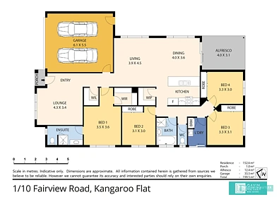 1/10 Fairview Road, Kangaroo Flat, VIC 3555, 4 Bedrooms, 2 Bathrooms, House