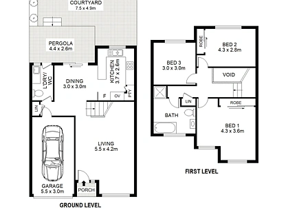 26/49 Bettington Road, Oatlands, Parramatta (Northwest suburbs), 3 غرف, 1 حمامات, Townhouse