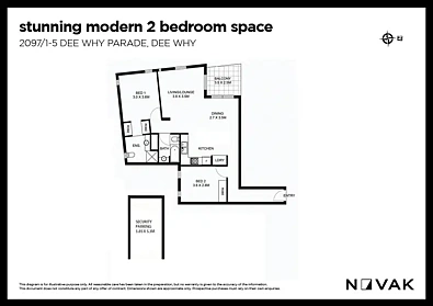2097/1-5 Dee Why Parade, Dee Why, NSW 2099, 2房, 2浴, Apartment