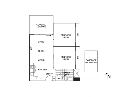 514/2-6 Railway Road, Cheltenham, Bayside, 2 غرف, 1 حمامات, Apartment