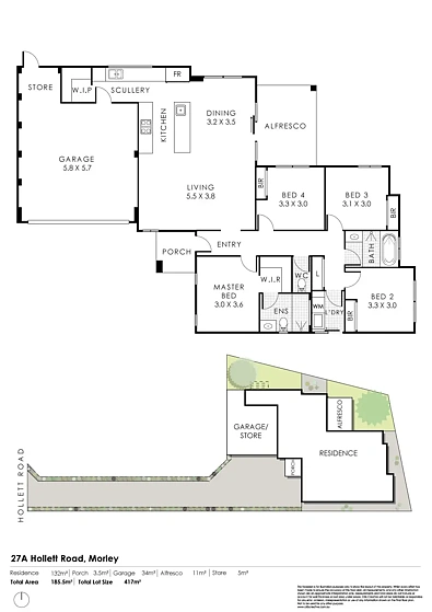 27A Hollett Road, Morley, WA 6062, 4 slaapkamers, 2 badkamers, House