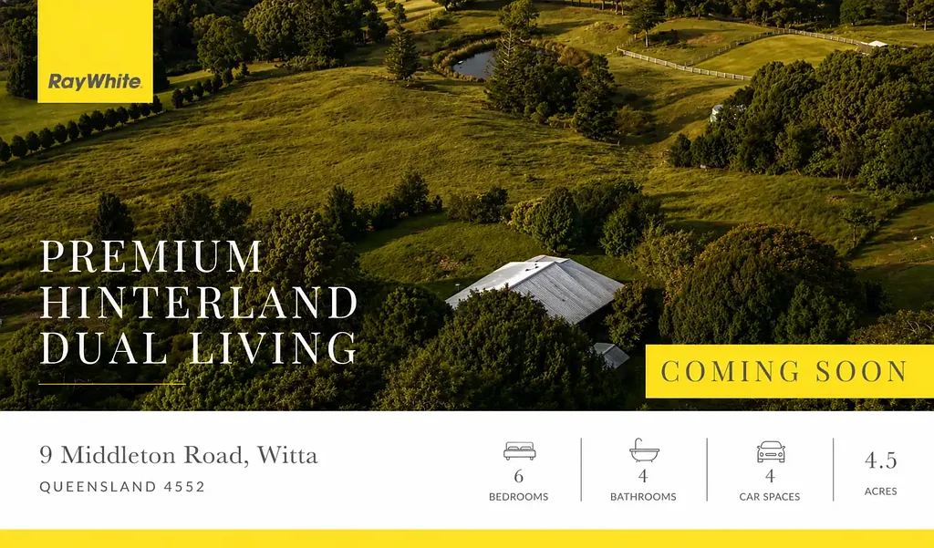 Witta 6Habitaciones Premium Hinterland Dual Living on 4.5 Acres