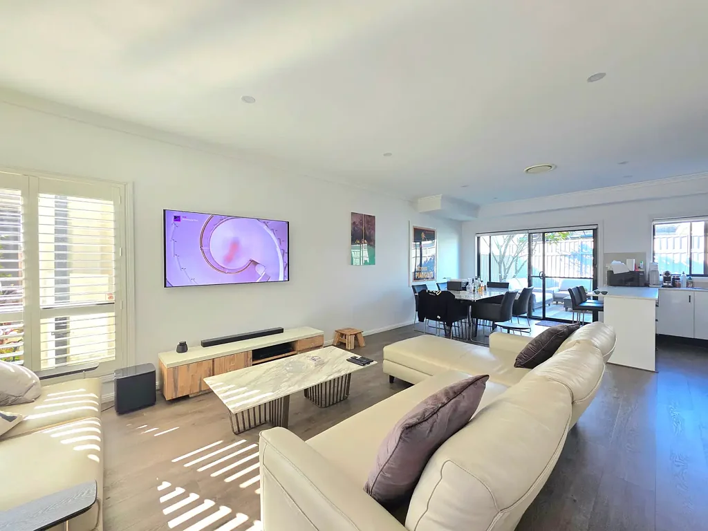Luxury Coastal living - Three bedroom two level Town House with double garage Partly Furnished