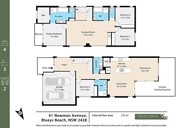 41 Newman Avenue, Blueys Beach, NSW 2428, 4 Bedrooms, 3 Bathrooms, House