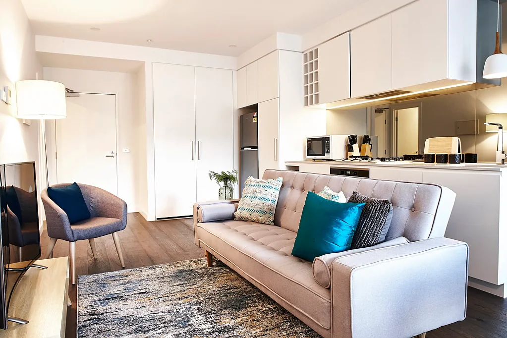 St Kilda 2BR | $840 UTILITIES AND FURNITURE INCLUDED | Beachside Living + Parking + Wi-Fi