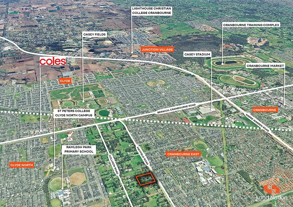 Cranbourne East 3房  Two Premium Land Holdings - One Rare Development Opportunity- (14,900 sqm approx)