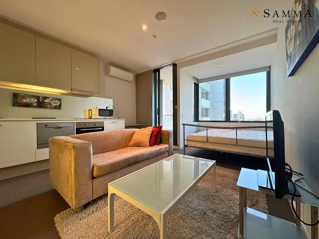 Stylish Furnished Studio with Breathtaking City Views and Exclusive Amenities!