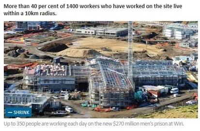 奥克兰南区建新监狱有利于促进就业