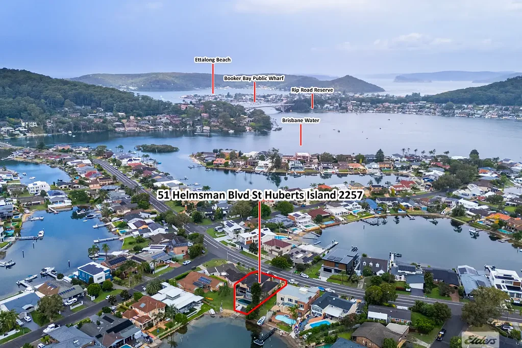 St Huberts Island 5房  First Time Offered – Waterfront Living with Stunning North-Facing