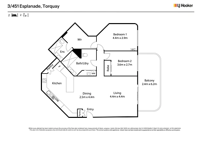 Unit 3/451 Esplanade, Torquay, QLD 4655, 2 slaapkamers, 2 badkamers, Unit