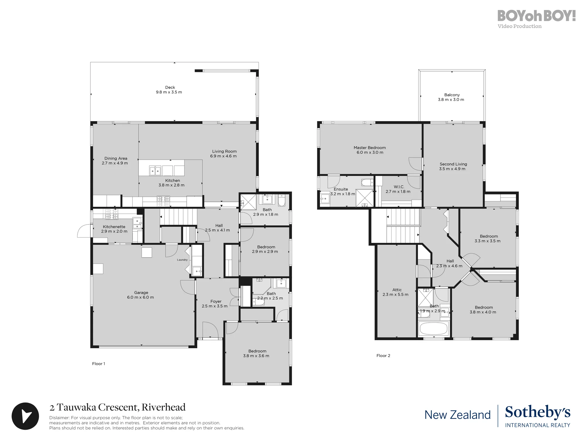 2 Tauwaka Crescent, Riverhead, Rodney, 5 Bedrooms, 4 Bathrooms, House