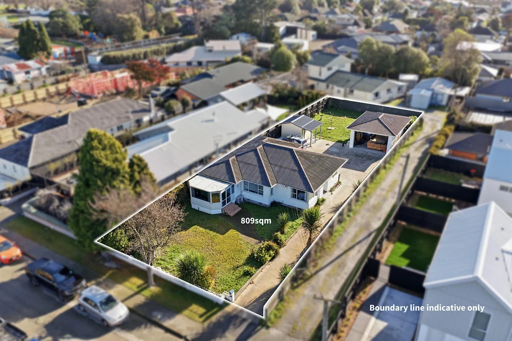 Upper Riccarton 5غرفة نوم Develop, Subdivide or Earn $950pw - 809m2 MRZ land