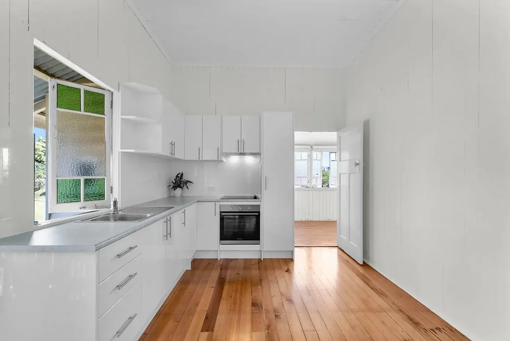 New Kitchen - polished floors!