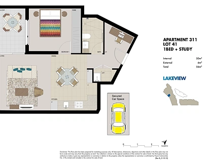 311/5 Vermont Crescent, Riverwood, South Western Suburbs, 1房, 1浴, Apartment
