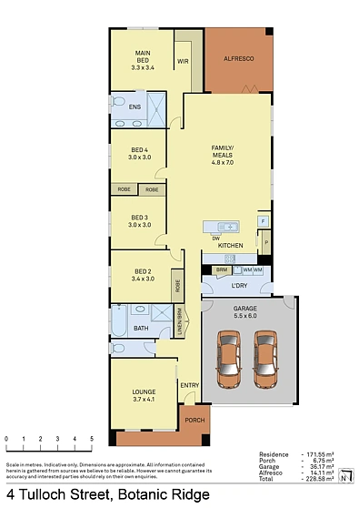 4 Tulloch Street, Botanic Ridge, VIC 3977, 4 slaapkamers, 2 badkamers, House