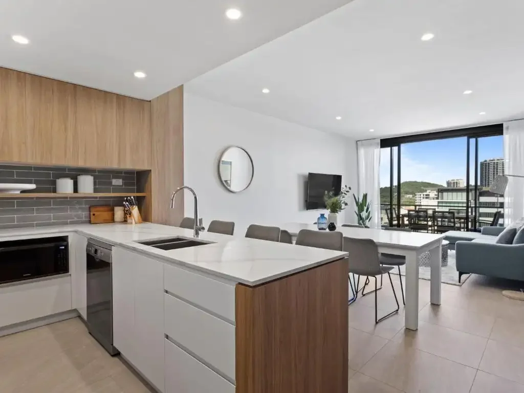 Fully Furnished Beachfront Top Floor Executive Apartment - Three Month Lease Available