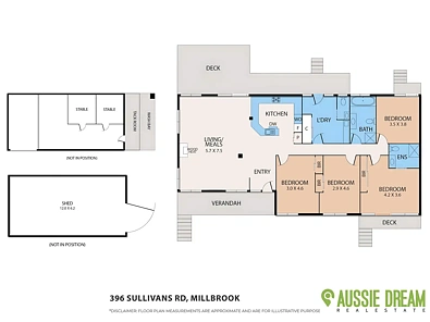 396 Sullivans Road, Millbrook, VIC 3352, 4 slaapkamers, 2 badkamers, House