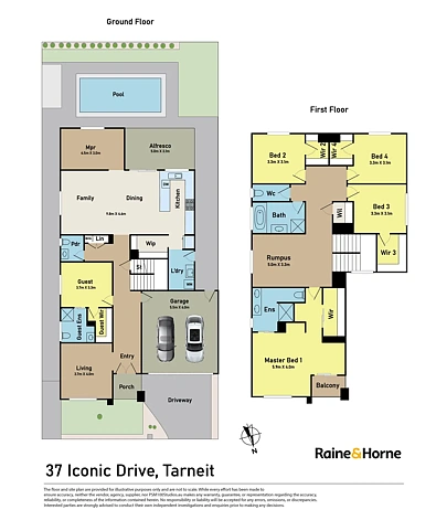 37 Iconic Drive, Tarneit, VIC 3029, 5房, 3浴, House