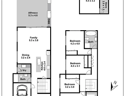 32A Craddock Street, Wentworthville, Parramatta (Northwest suburbs), 4 રૂમ, 4 બાથરૂમ, Apartment
