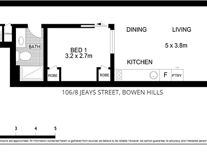 106/8 Jeays Street, Bowen Hills, Brisbane - Inner City Region, 1 Bedrooms, 1 Bathrooms, Apartment
