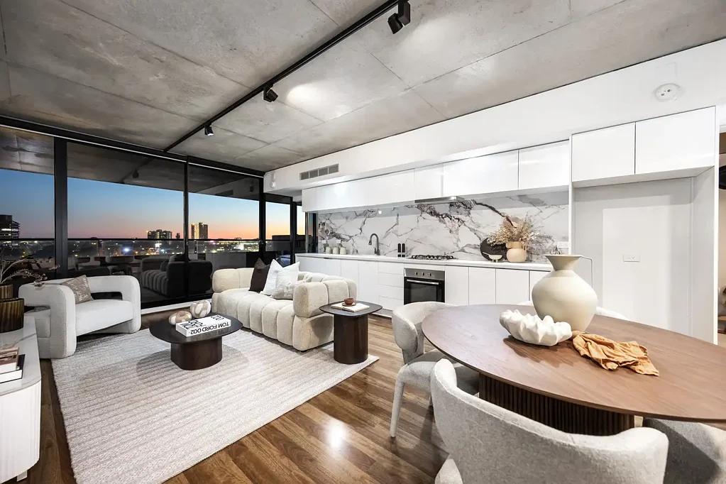 Southbank 2બેડરૂમ Ultra-Stylish Corner Entertainer with a Hidden Alfresco Terrace