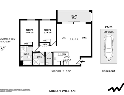 33/1-3 Coronation Avenue, Petersham, Inner West, 2 Kuwarto, 2 Banyo, Apartment