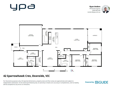 Floor plan - 42 Sparrowhawk Crescent, Deanside, VIC 3336