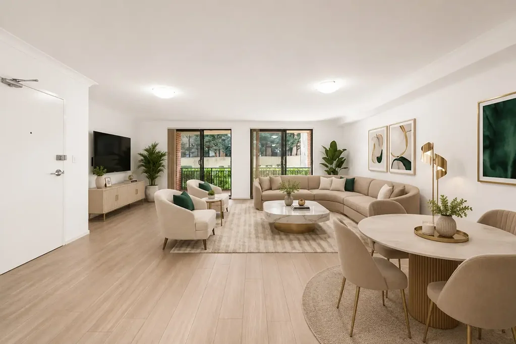 Homebush West 2房  Spacious Ground Floor Apartment with Oversized Living & Entertainer's Balcony