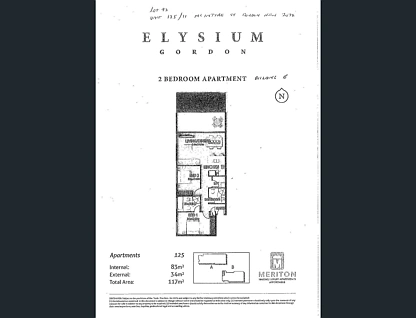 125/11 Mcintyre Street, Gordon, Upper North Shore, 2房, 2浴, Apartment