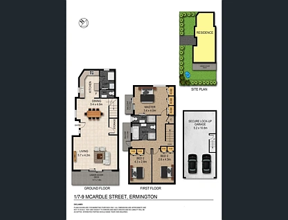 1/7-9 McArdle Street, Ermington, Parramatta (Northwest suburbs), 3房, 3浴, Townhouse