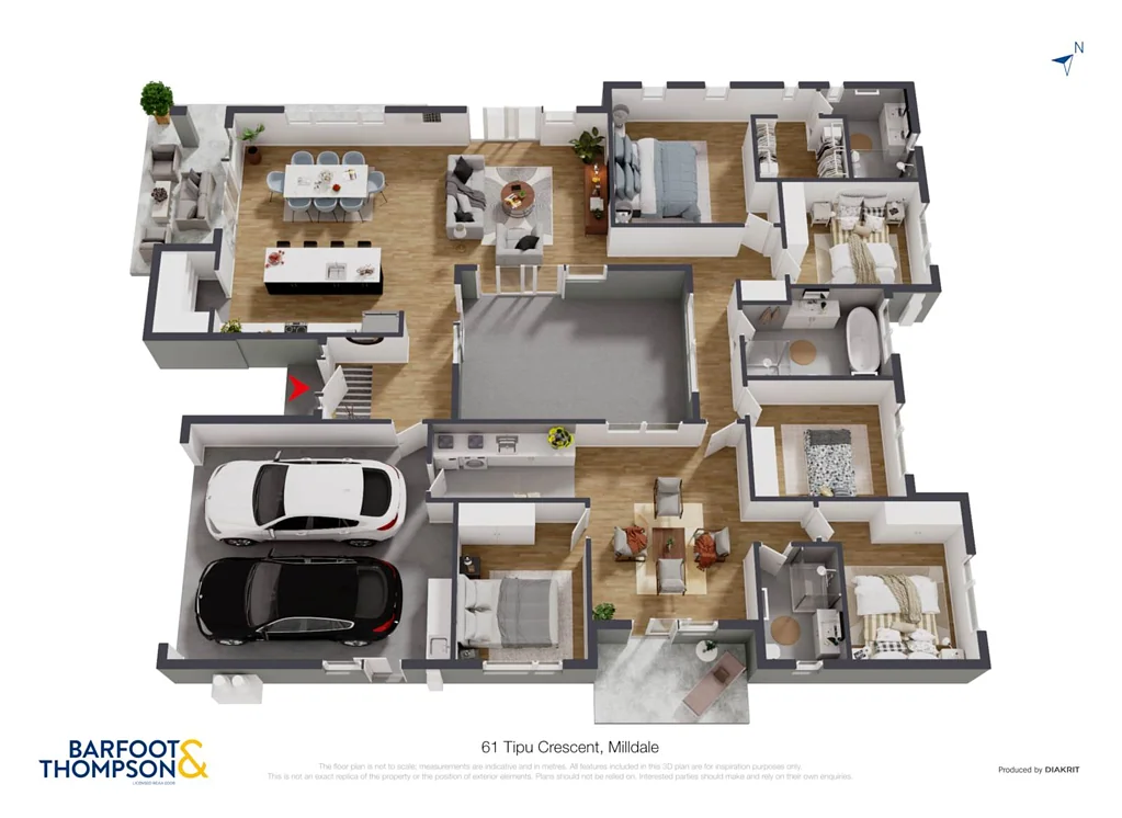 Milldale 5침실 Corner Comfort with Courtyard & Granny Potential