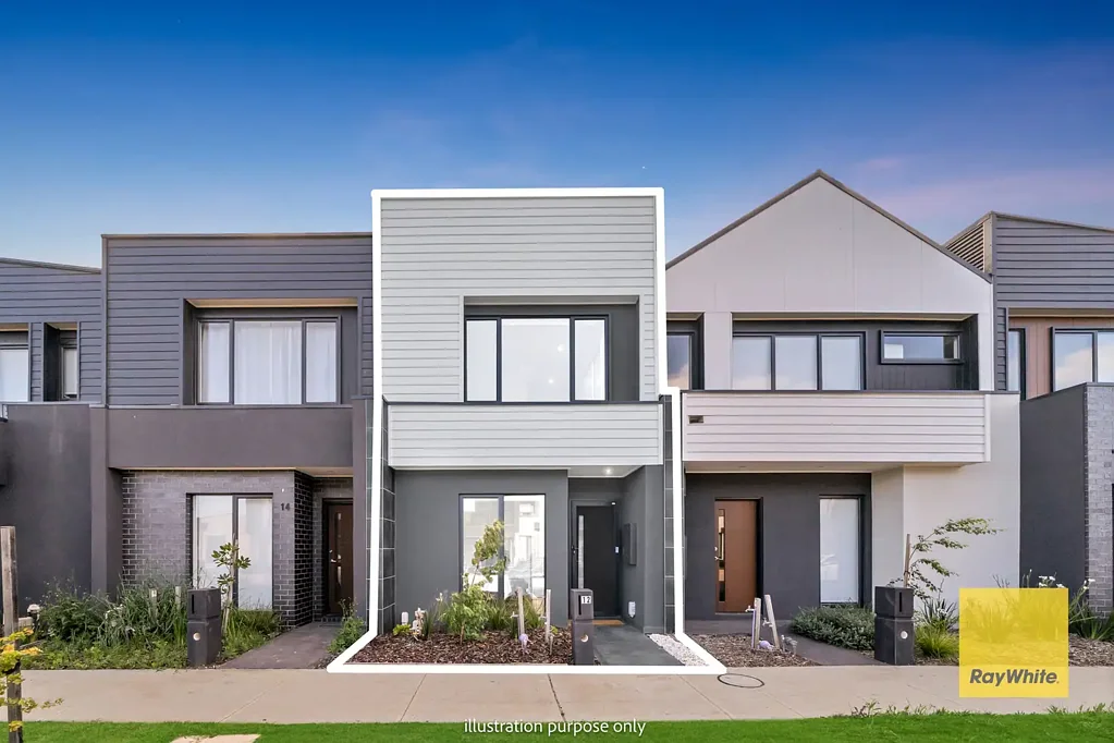 Werribee 2房 现代设计 优质装修 低维护生活 开放式空间 私人户外区 现代厨房 独立前客厅 宽敞卧室 私人套间 化妆间 洗衣房 分体空调 后院娱乐 独立车库 Modern Townhome with No Body Corporate in Sought-After Harpley Estate!