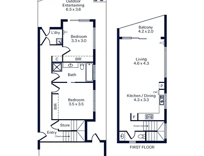 3/83 Cypress Avenue, Brooklyn, VIC 3012, 2 ਕਮਰੇ, 1 ਬਾਥਰੂਮ, Townhouse