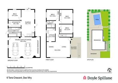 6 Tarra Crescent, Dee Why, NSW 2099, 4 Bedrooms, 2 Bathrooms, House