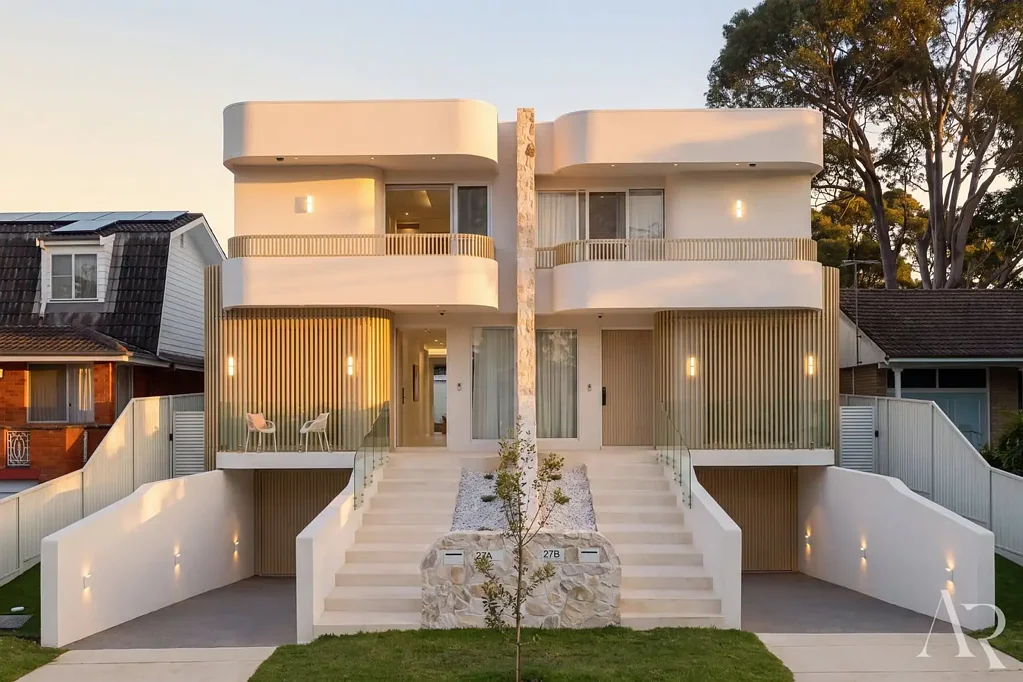 Picnic Point 5कमरा Sophisticated Tri-Level Luxury with Poolside Entertaining