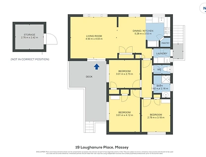 19 LOUGHANURE PLACE, Massey, Waitakere City, 3房, 1浴, 整租独立别墅