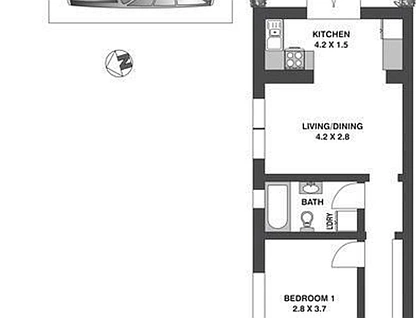 3/453 Glenmore Road, Edgecliff, Eastern Suburbs, 2房, 1浴, Apartment