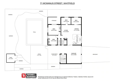 71 McManus Street, Whitfield, QLD 4870, 4房, 1浴, House