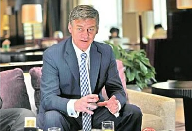 新西兰财政部长出访中国 签证即将实现网上申请