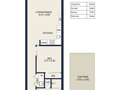 302/6-8 Wirra Drive, New Port, SA 5015, 1 침실, 1 욕실, Apartment