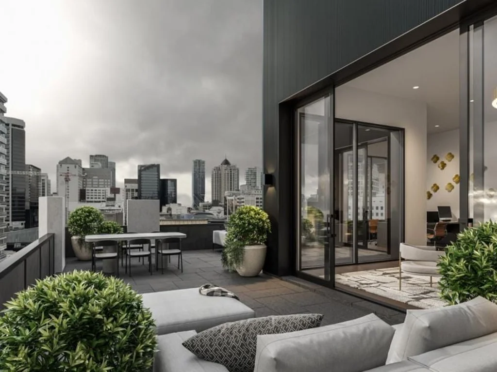 Auckland Central Top Floor Views from Private Deck