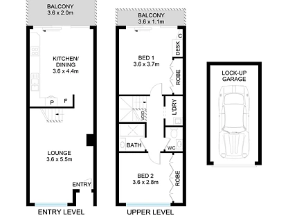 3/17 Macquarie Road, Auburn, Parramatta (Northwest suburbs), 2房, 1浴, Apartment