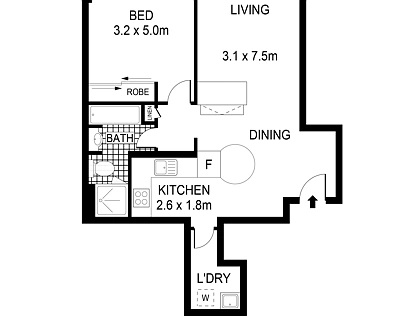 2607/2 Quay Street, Sydney, Sydney CBD, 1房, 1浴, Apartment