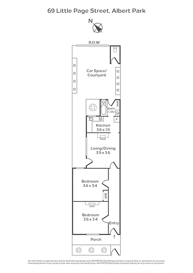 69 Little Page Street, Albert Park, VIC 3206, 2房, 1浴, House