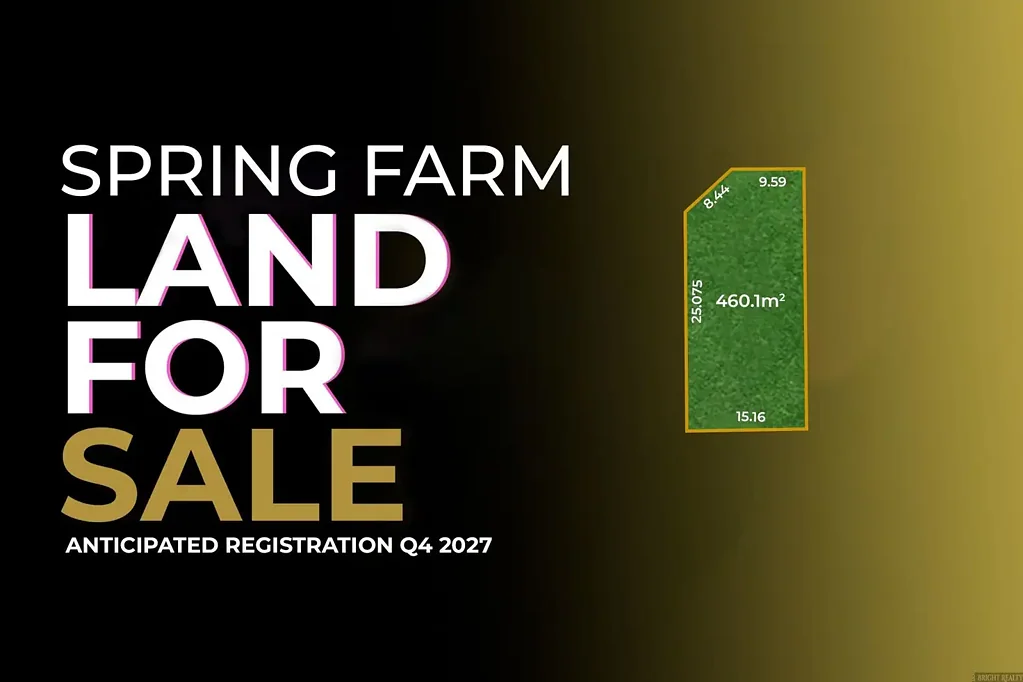 Spring Farm Exclusive Land Opportunity in Spring Farm - Registration anticipated Q4 2027