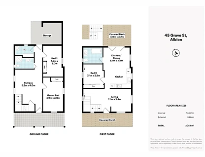 45 Grove Street, Albion, QLD 4010, 3 ਕਮਰੇ, 2 ਬਾਥਰੂਮ, House